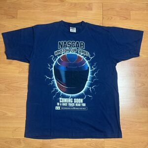 VTG 1997 NASCAR Winston Cup Series Navy Blue Men's T-Shirt Size XL Single Stitch